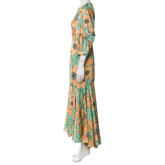 Free People x Autumn Adeigbo Poppy Maxi Floral Print Long Dress SZ 6 NEW $418! - Picture 5 of 13